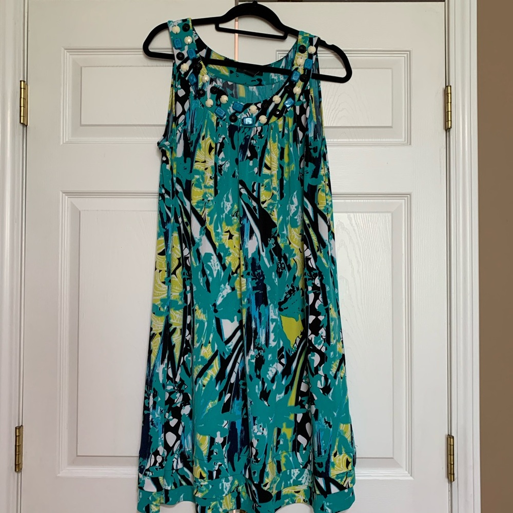 Multi-color Sleeveless Dress